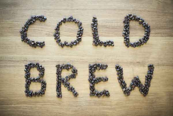 Cold brewed coffee – Hot aroma