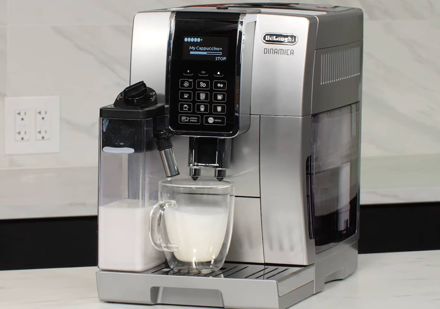 DeLonghi ECAM35075SI Dinamica with LatteCrema Fully Automatic Espresso Machine